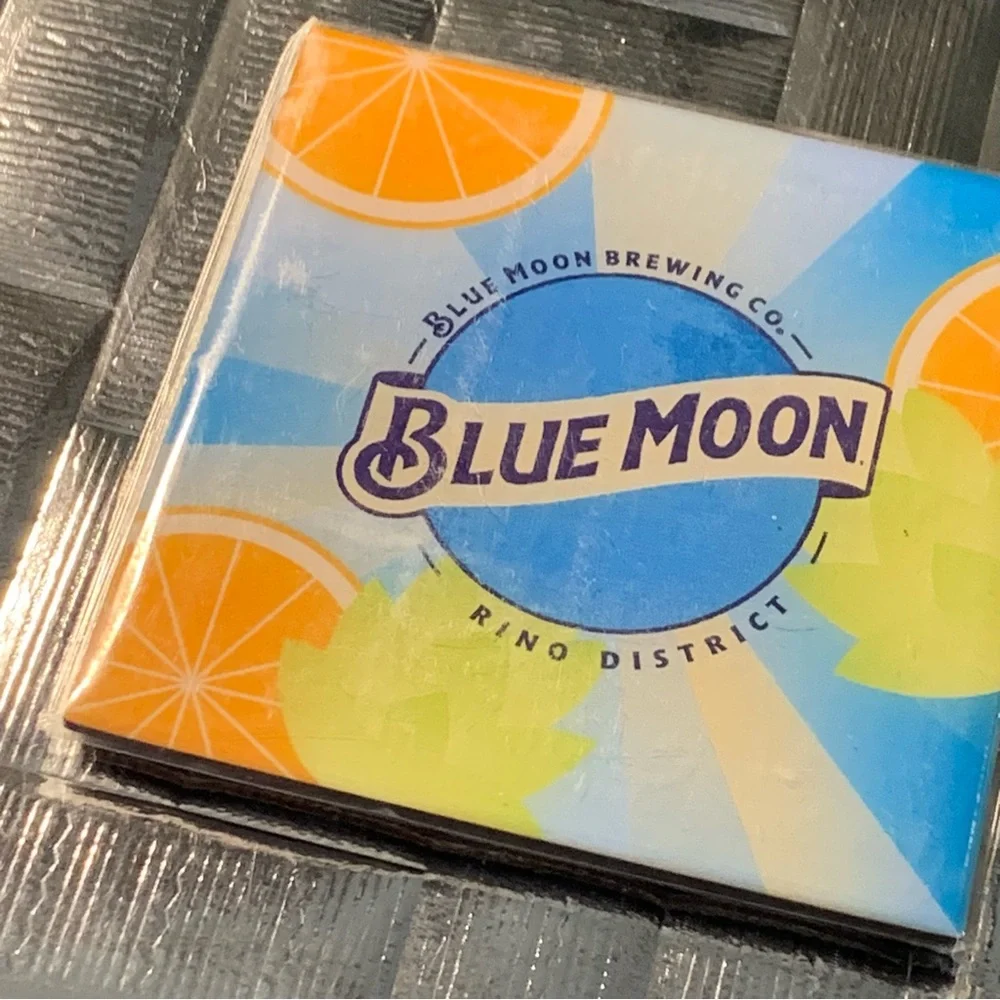Blue Moon Brewing Company Beer Alcohol Fridge Magnet Denver RINO District NEW